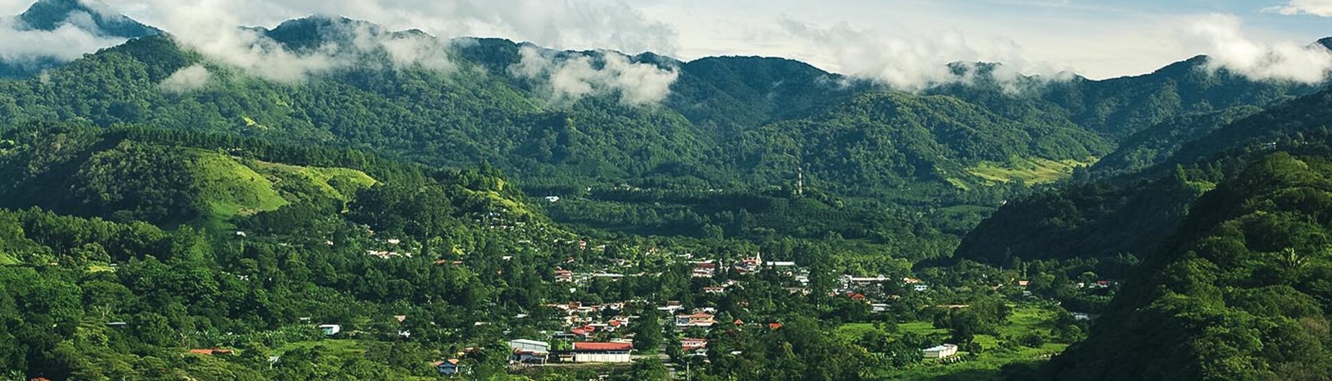 Ein Tal im Hochland von Boquete, Panama