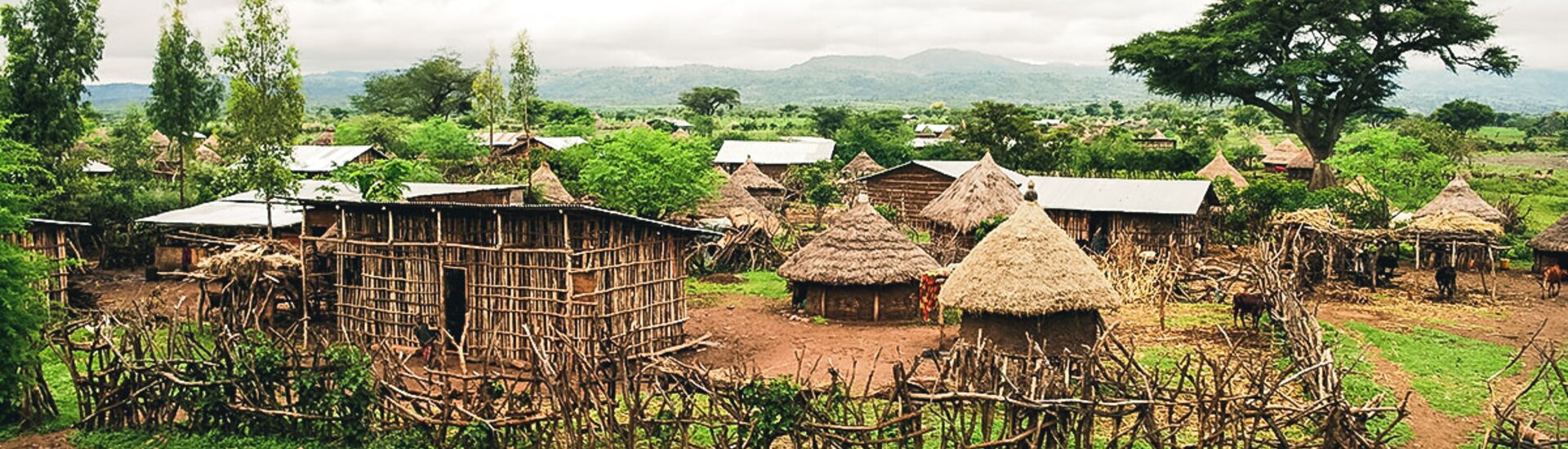 Konso Dorf in Äthiopien