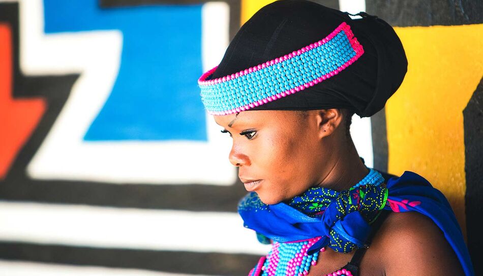 Zulu Frau in Johannesburg