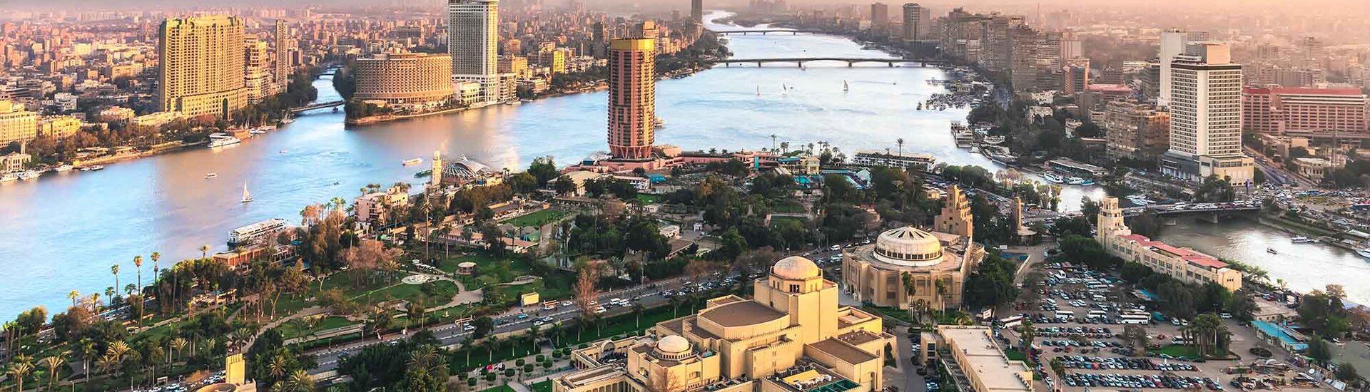 Kairo aus der Vogelperspektive