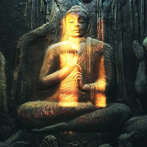 Buddhastatue in Kandy