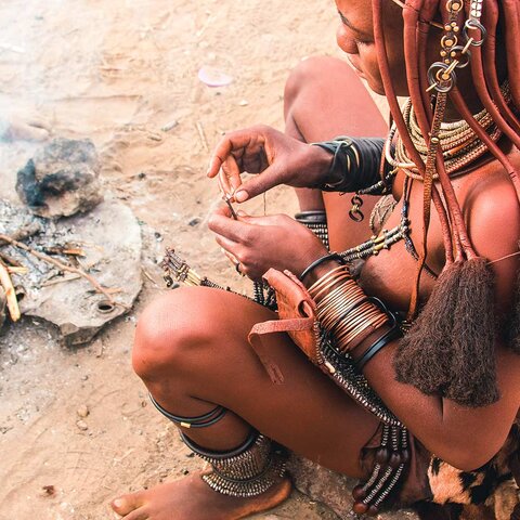 Kaokoveld: Himba Frau