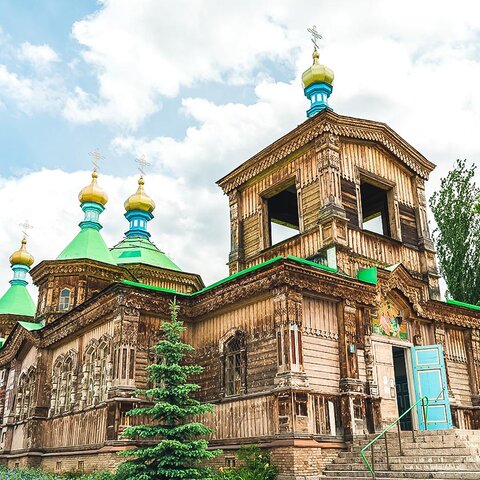 Kirche in Karakol, Kirgisistan
