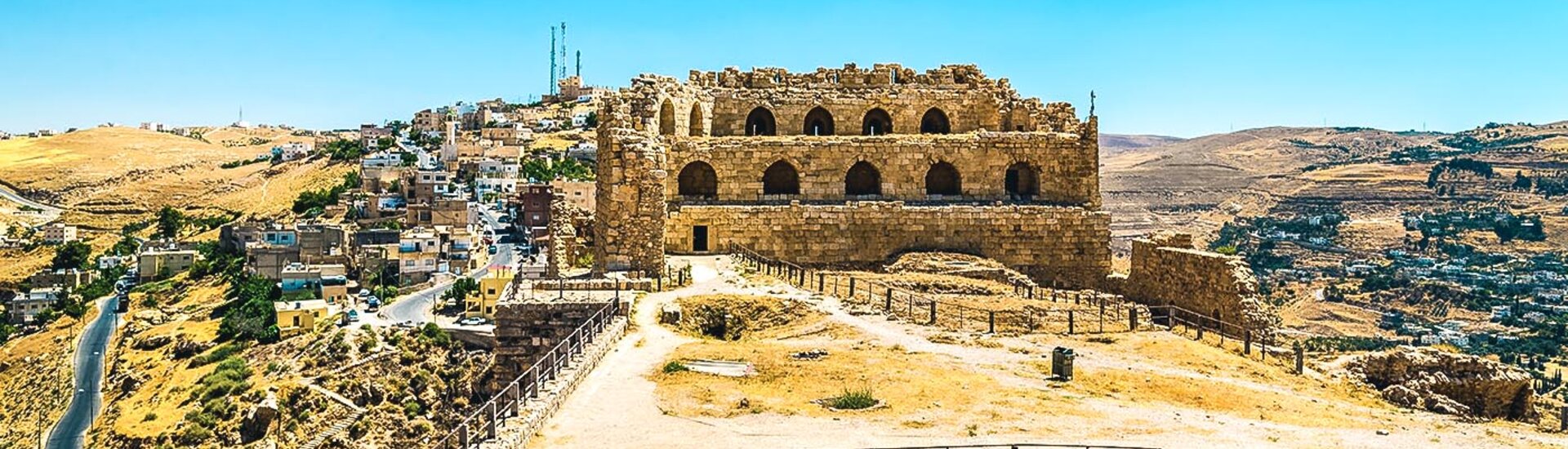 Burgruine von Kerak in Jordanien