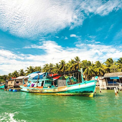 Fischerboote bei Koh Rong