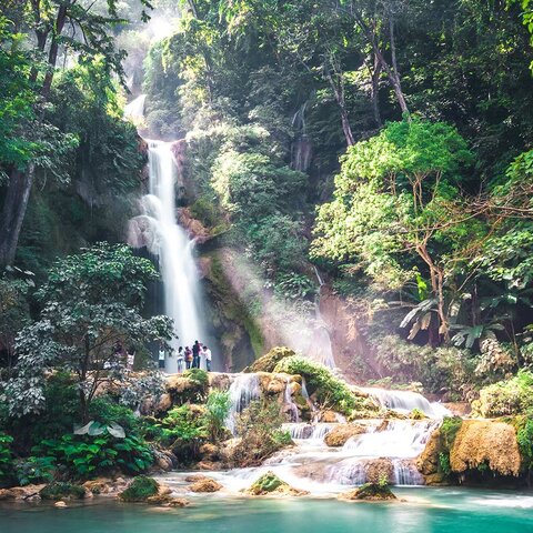 Kuang Si Wasserfall in Laos