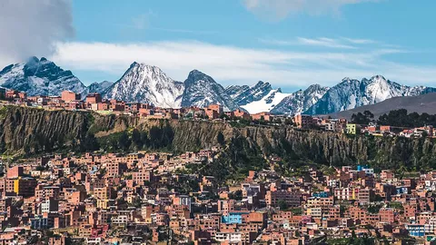 Hauptstadt La Paz in Bolivien