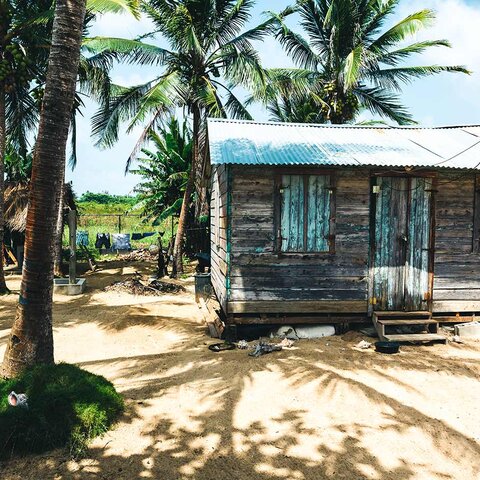 Hütte auf Little Corn Island, Nicaragua