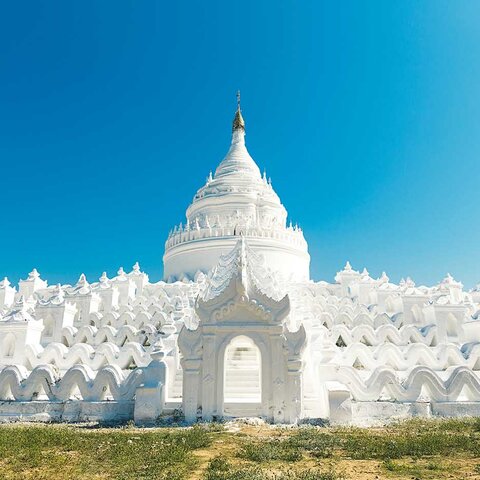 Weiße Pagoden, Myanmar Mingun