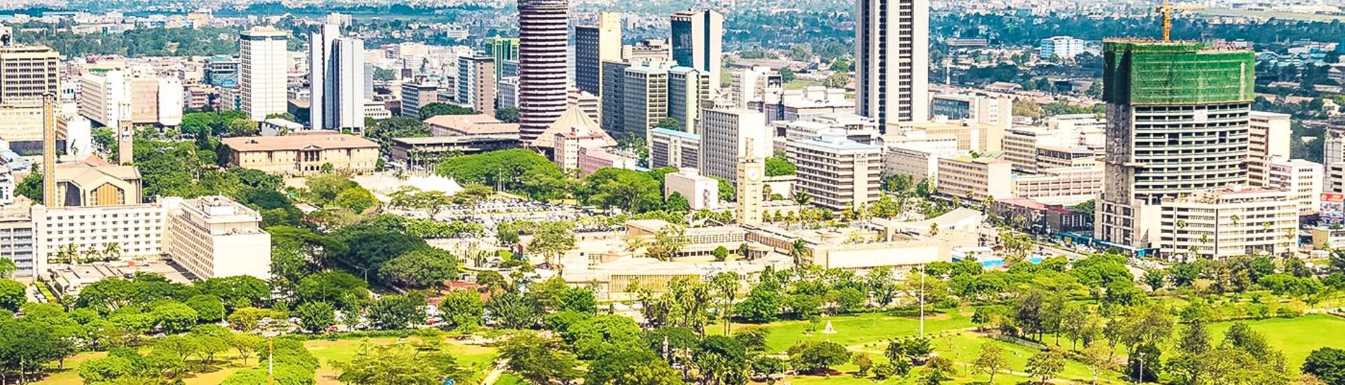 Stadtbild von Nairobi, Kenia
