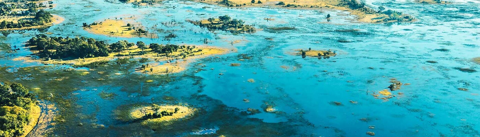 Okavango Delta von oben