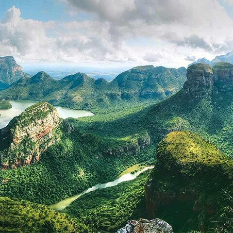 Ausblick auf den Blyde River Canyon von der Panorama Route 