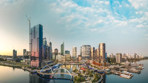 Perth Skyline, Australien Perth Skyline, Australien
