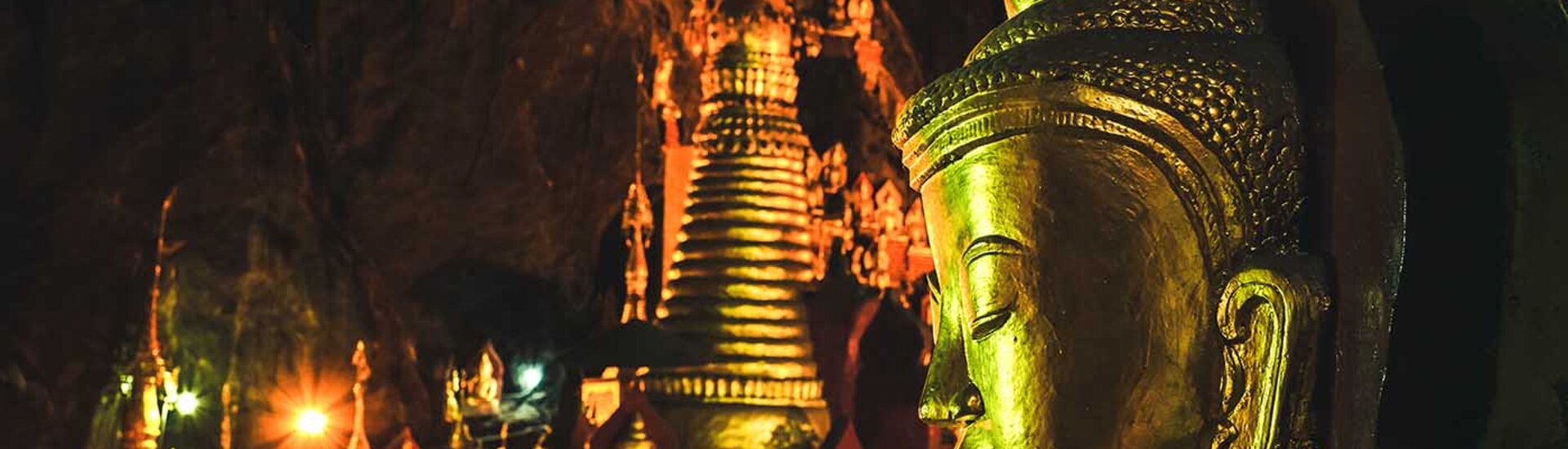 Buddhastatuen in der Pindaya Höhle, Myanmar