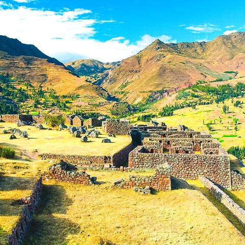 Inka Ruinen von Pisaq