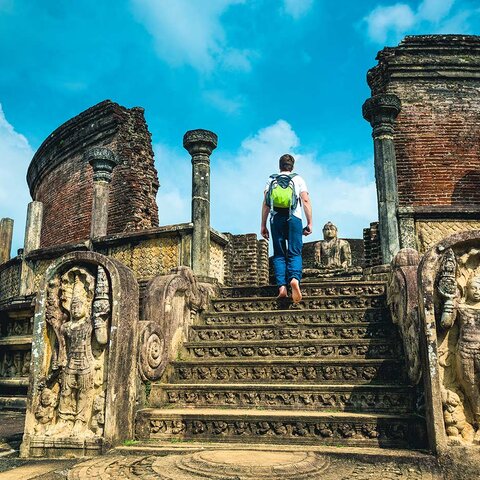 Alte Ruine in Polonnaruwa