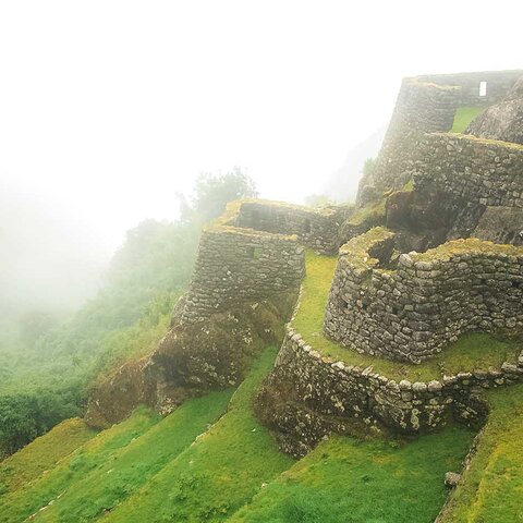 Ruinen von Puyupatamarca am Inka Trail