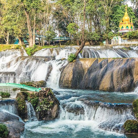 Wasserfall in der Nähe von Plyn Oo Lwin, Myanmar