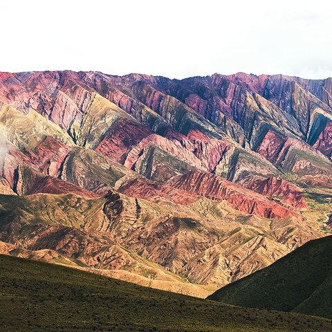 Bunte Berge in Quebrada,  Argentinien