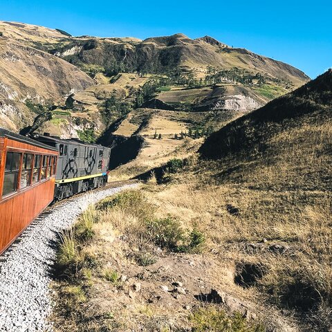 Zugfahrt von Riobamba bis Sibambe, Ecuador