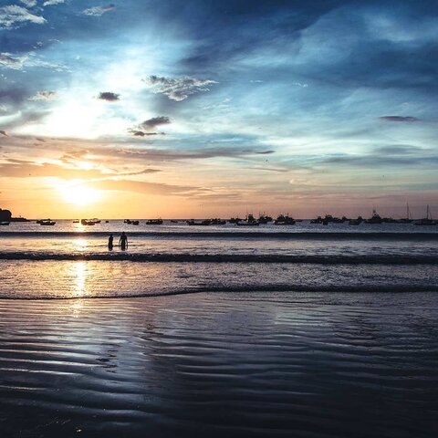 San Juan del Sur: Sonnenuntergang am Meer