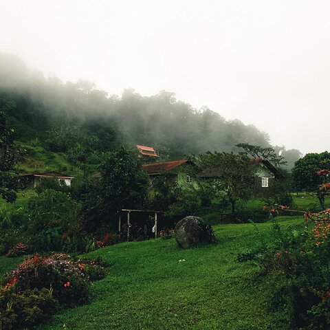 Die Landschaft von Santa Fe, Panama