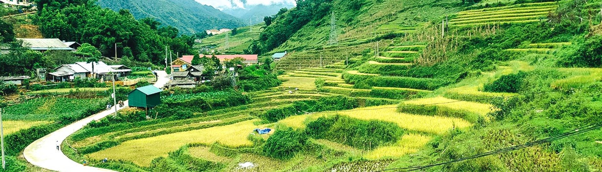 Die Umgebung von Sin Chai, Vietnam