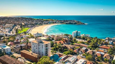 Bondi Beach in Sydney Bondi Beach in Sydney
