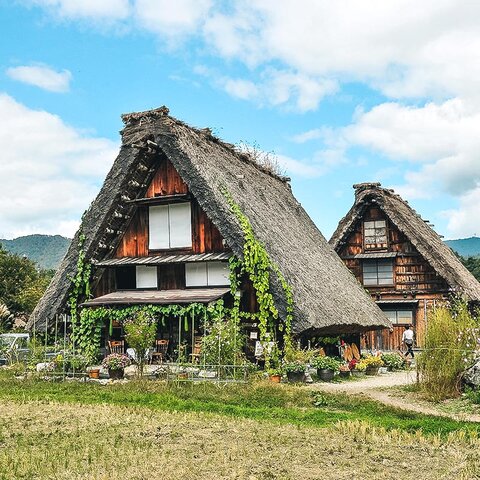 Die Gassho-Zukuri-Bauernhäuser von Takayama