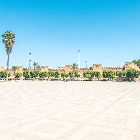 Stadt Taroudant in der Souss Ebene, Marokko