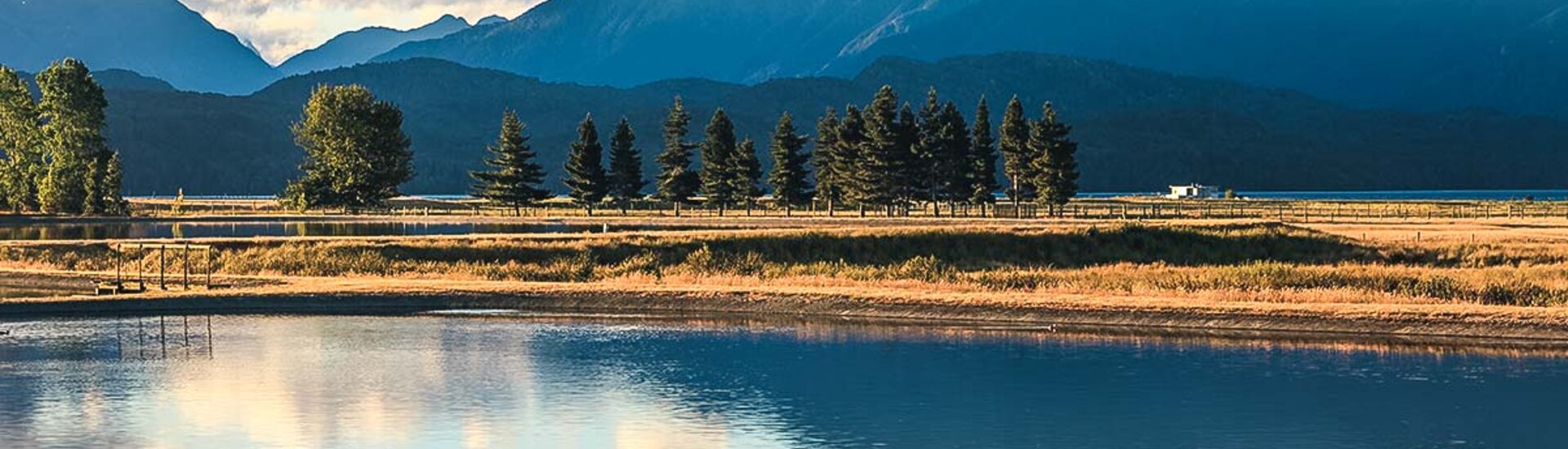 Landschaft in Te Anau, Neuseeland