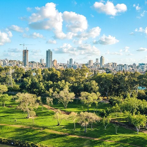 HaYarkon Park in Tel Aviv