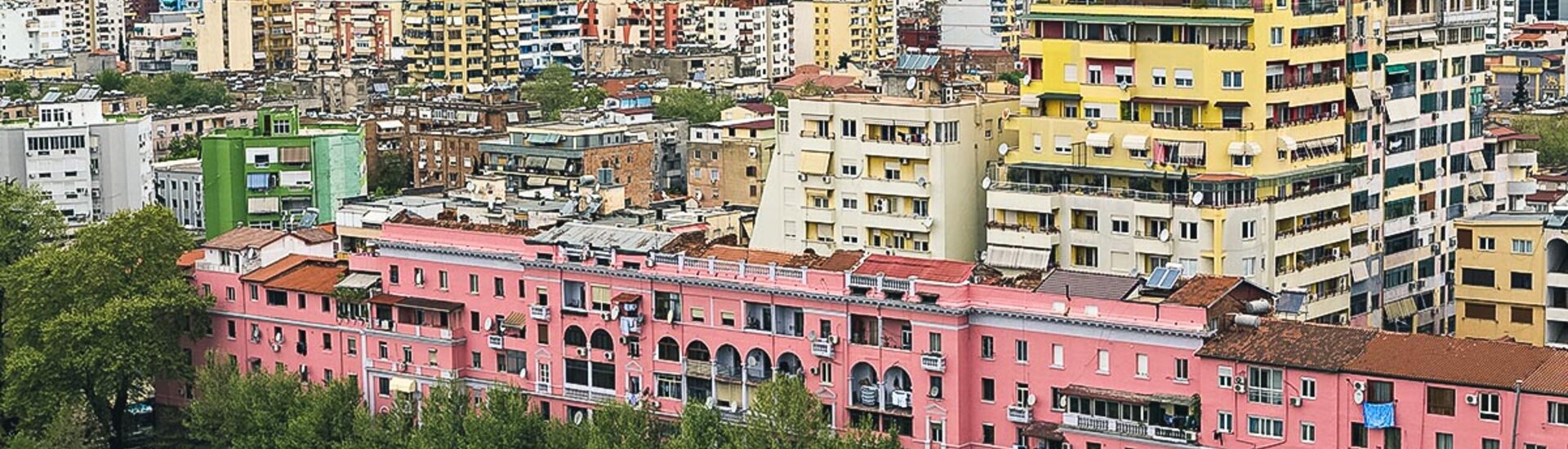 Wohngebäude von Tirana