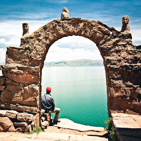 Insel Taquile im Titicacasee