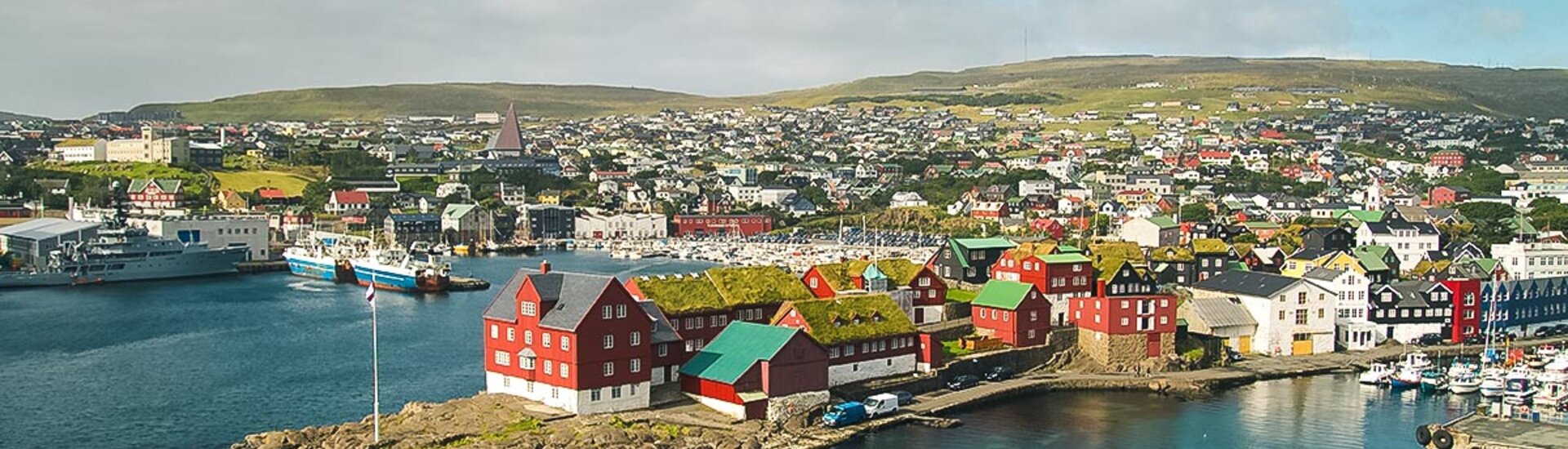 Blick auf Torshavn
