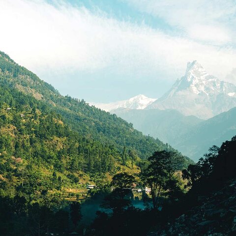 Naya Pul Dorf im Annapurna Massiv