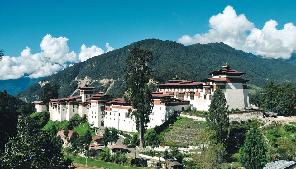 Trongsa Dzong in Bhutan