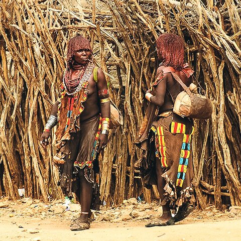 Volk der Hamar in Äthiopien
