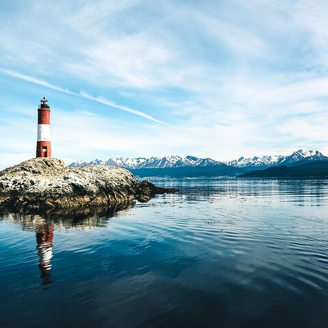 Leuchtturm in Ushuaia