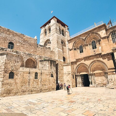 Kirche des Heiligen Sepulchers und angeblicher Kreuzigungsort von Jesus