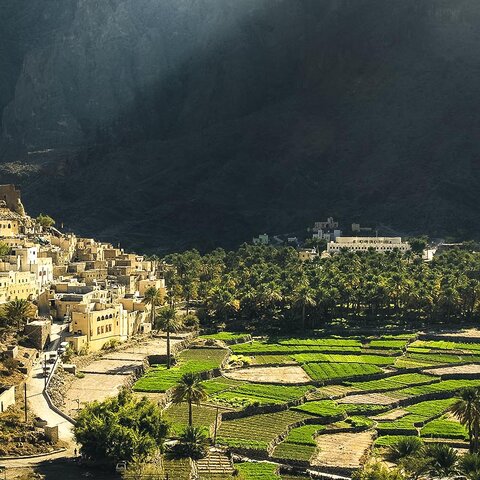 Ein Dorf im Wadi Bani Awf, Oman