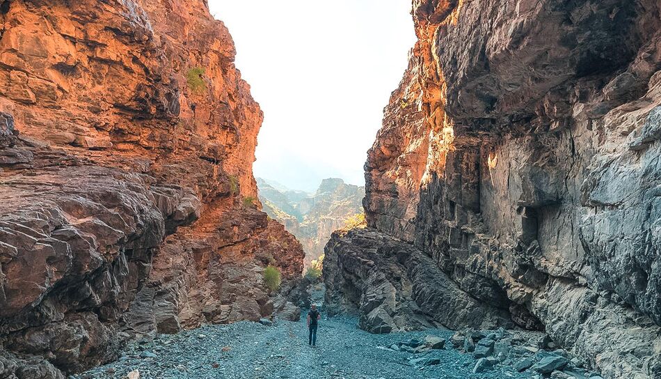 Wadi bani Kharus im Oman