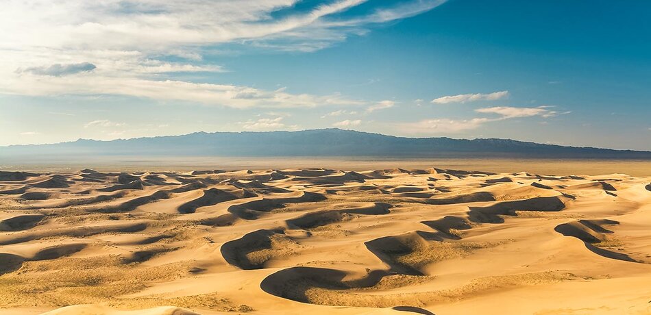 Die Sanddünen der Gobi Wüste, Mongolei