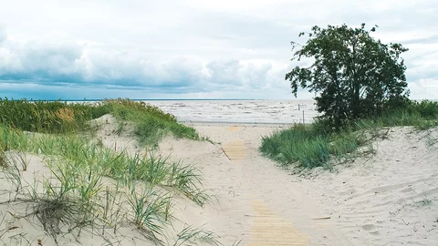 Sandstrand bei Pärnu