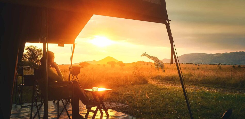 Camp im Nationalpark Serengeti