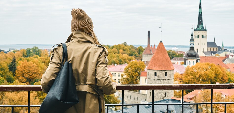 Blick über Tallin, Estland
