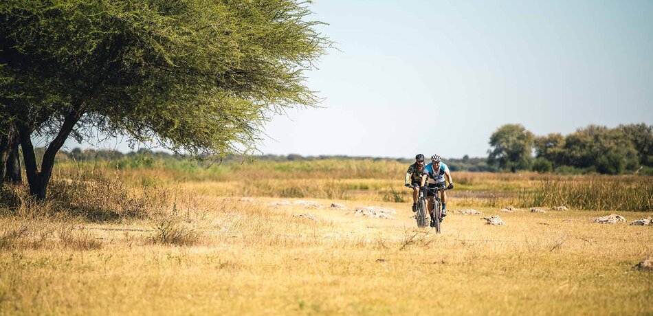 Bikesafari in Botswana