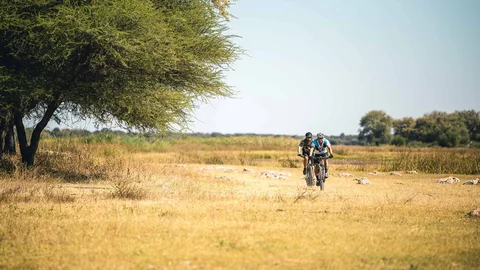 Bikesafari in Botswana